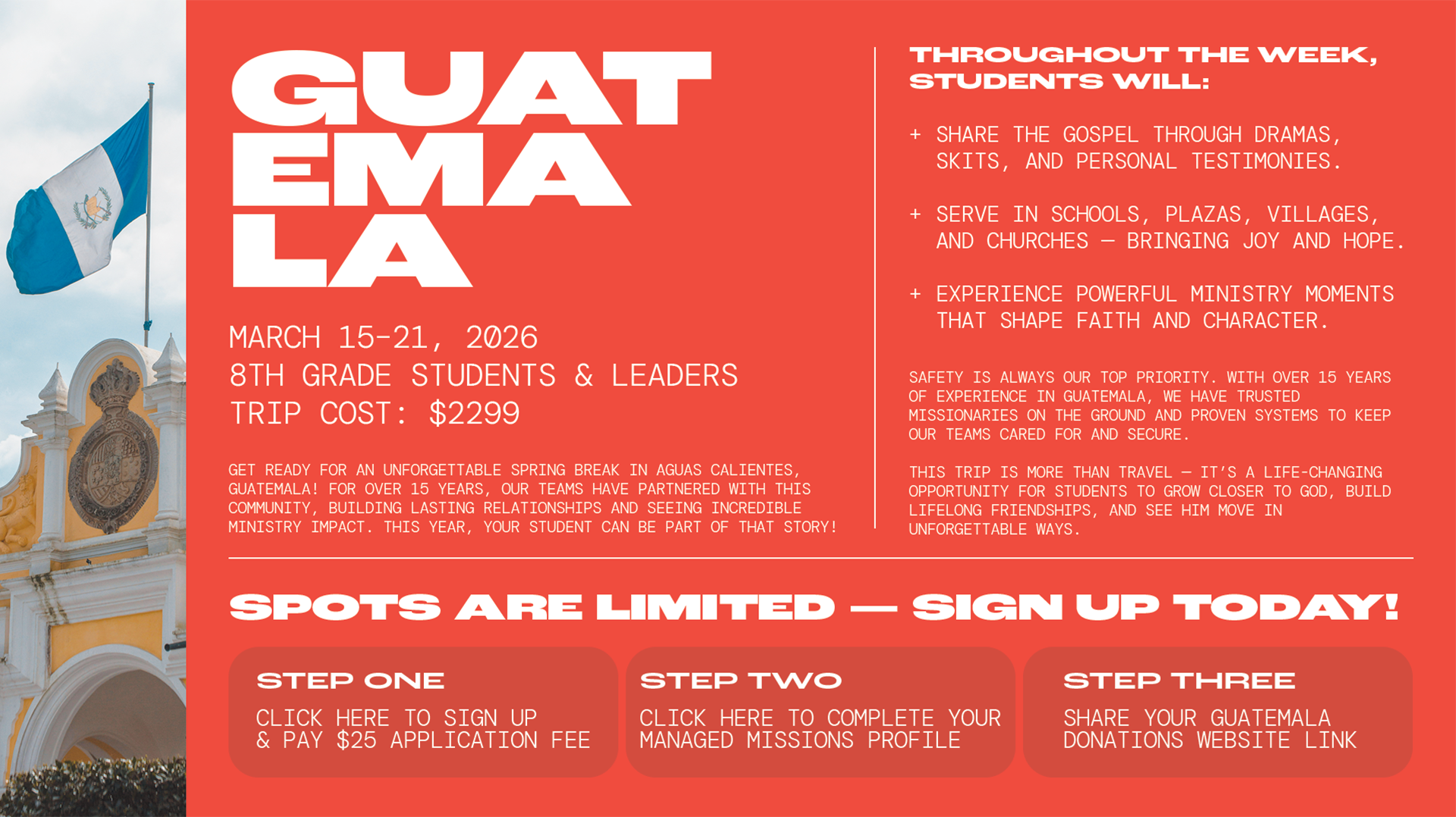 Guatemala trip details
